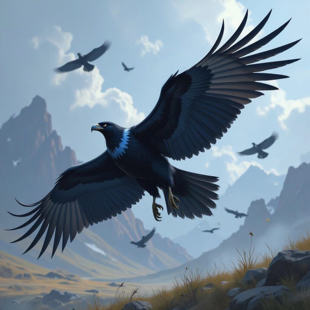 Dark Fantasy Stormriders by Greg Rutkowski