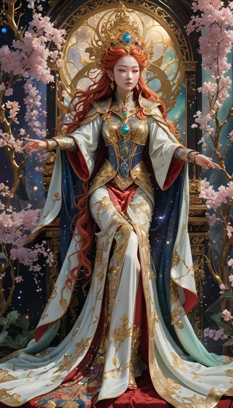 Beautiful heroine empress