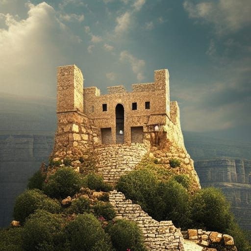 Lebanese Mountain Village Home to Ancient Rock Castle