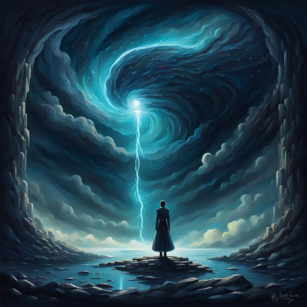 Empowered Dreamscape in Vibrant Color