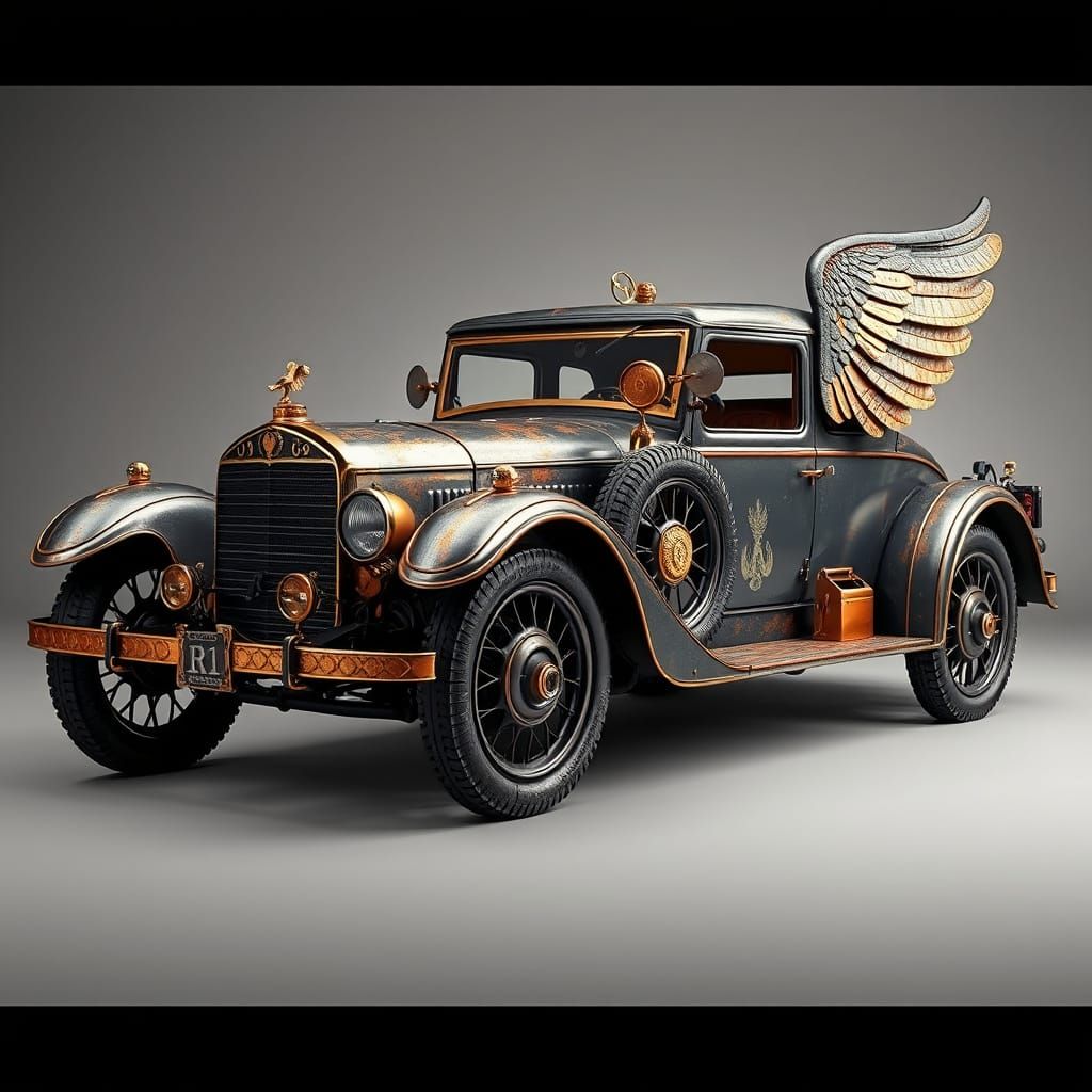 Steampunk G4 Car with Chitty Chitty Bang Bang Flair