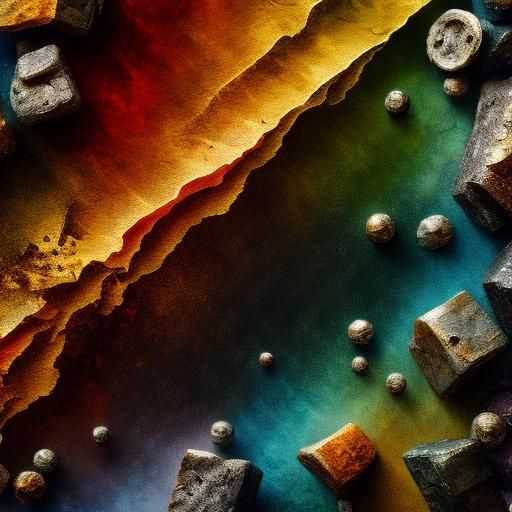 Colorful Fossils in High Resolution