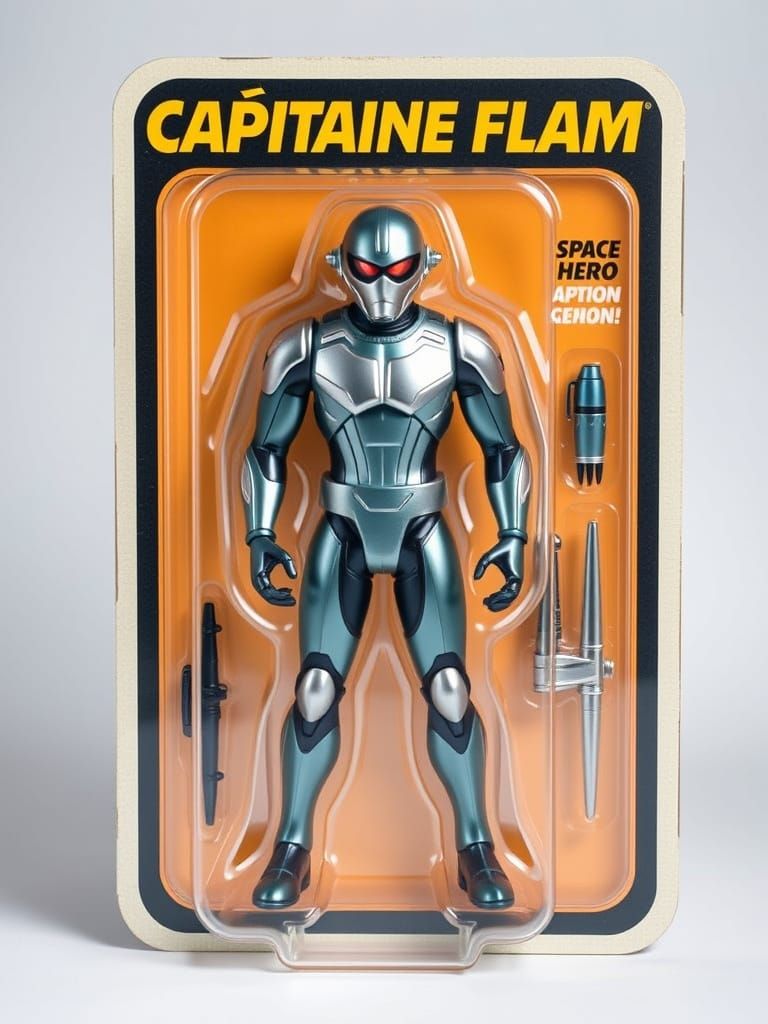 Capitaine Flam in a blister pack