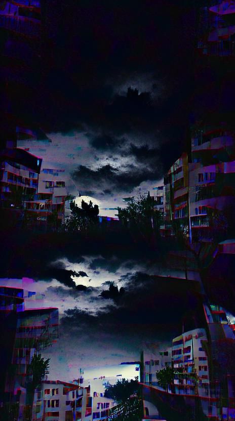 Night Overpowers Day: A Study in Contrasts
