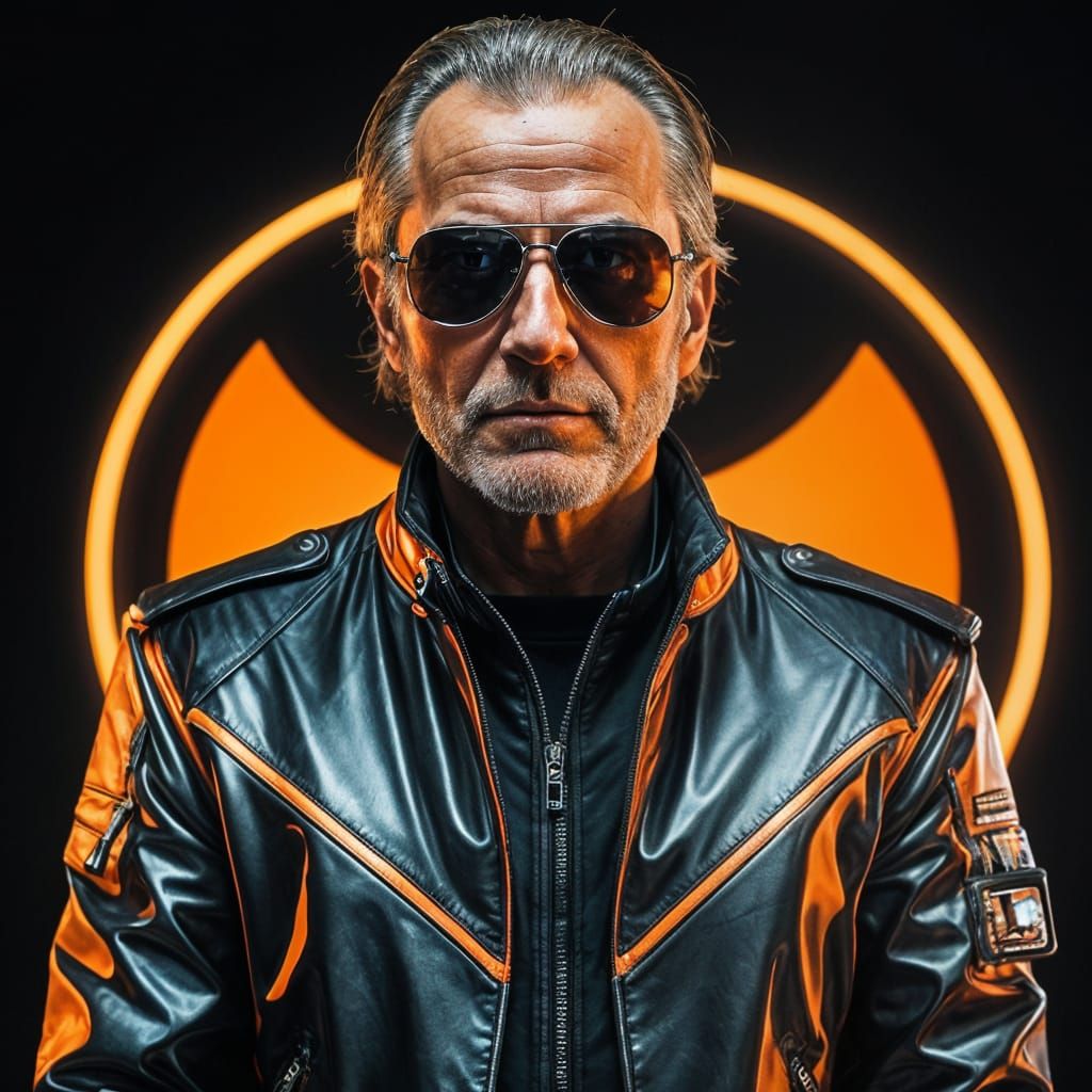 Vibrant Tangerine in Guido Borelli Style