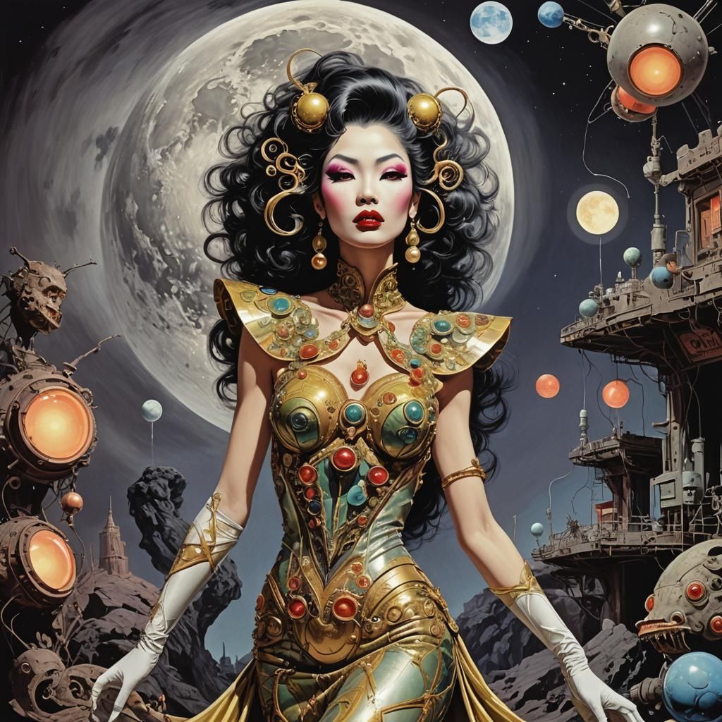 Jaguar-Masked Wrestler on Bridge: Atomic Couture