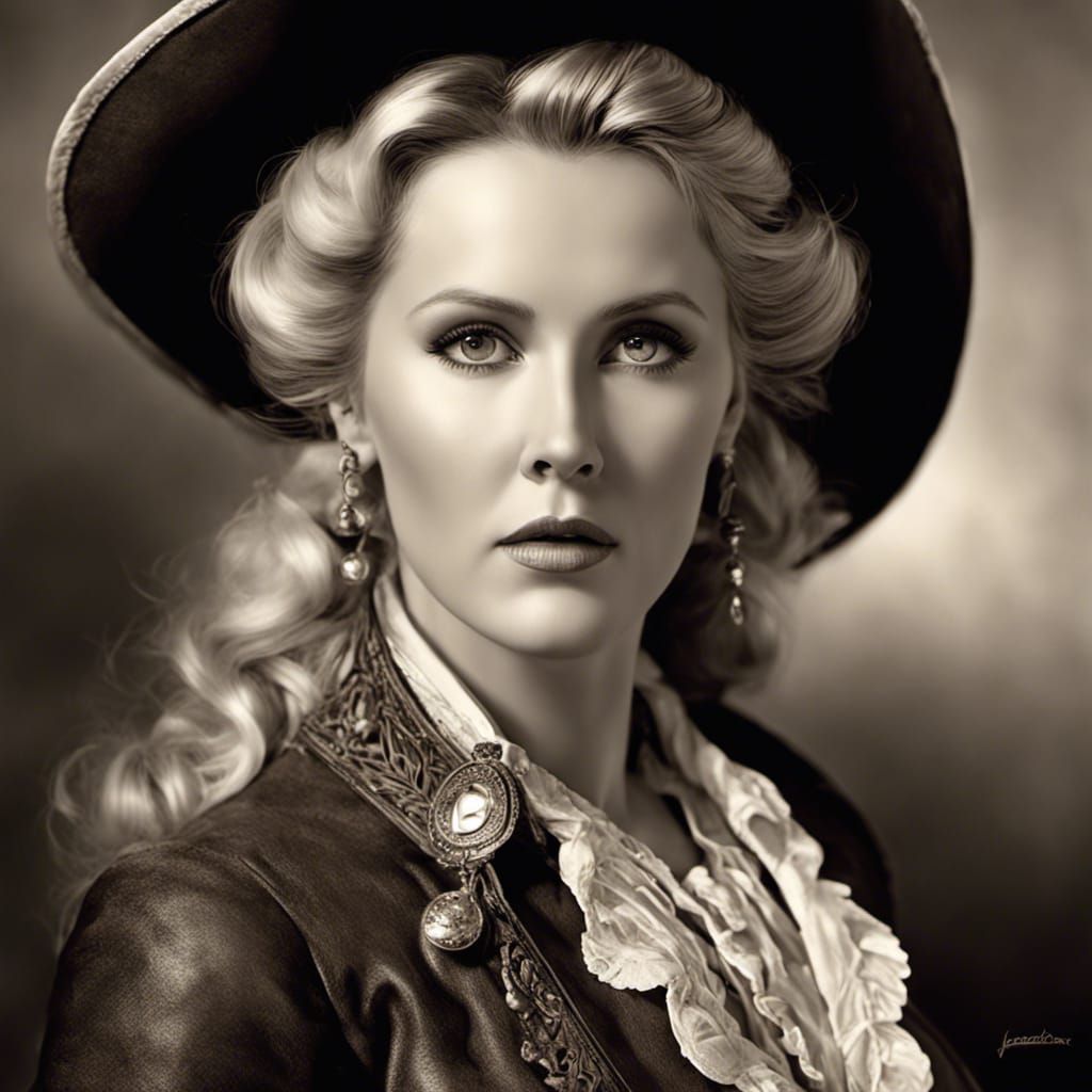 Beautiful wild west woman - Calamity Jane