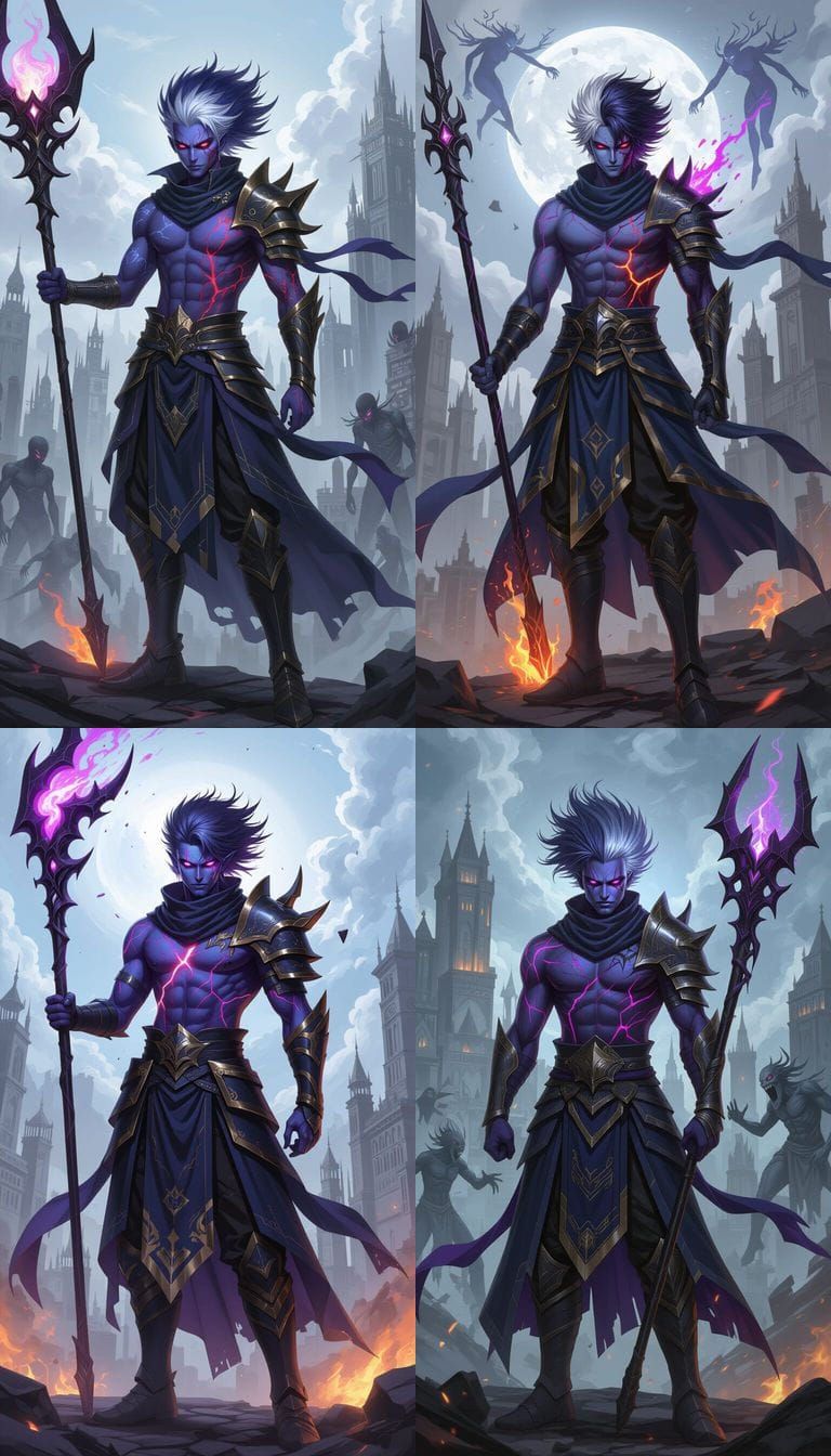 Sinister Warrior Summoning Dark Storms