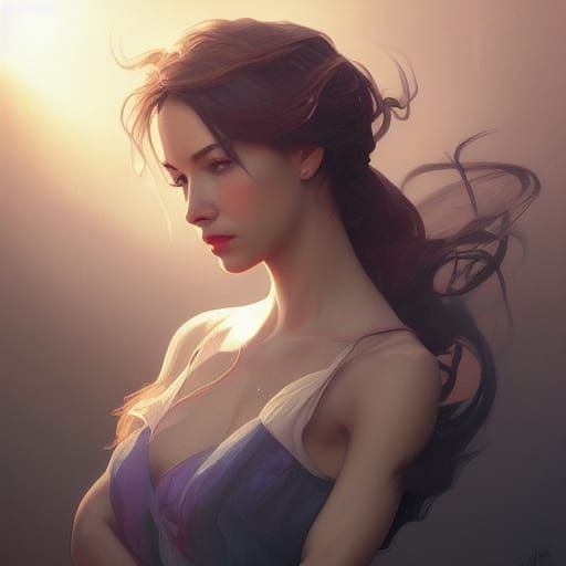 Detailed Portrait of a Strong Female Teacher