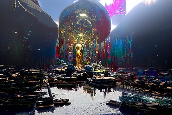 Hyper-Modern Home with Dark Dimension Portal