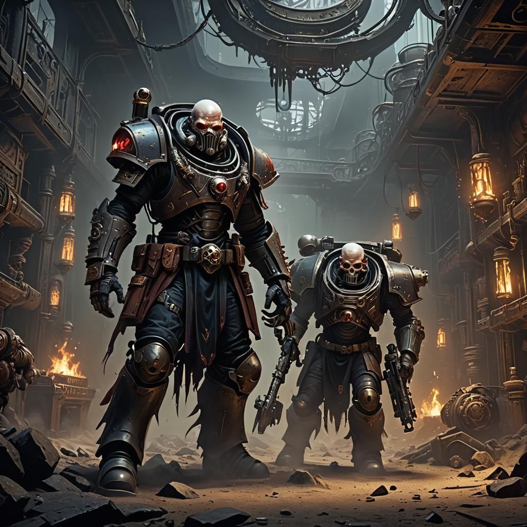 Genestealer Cult Leader in Necromunda Underhive