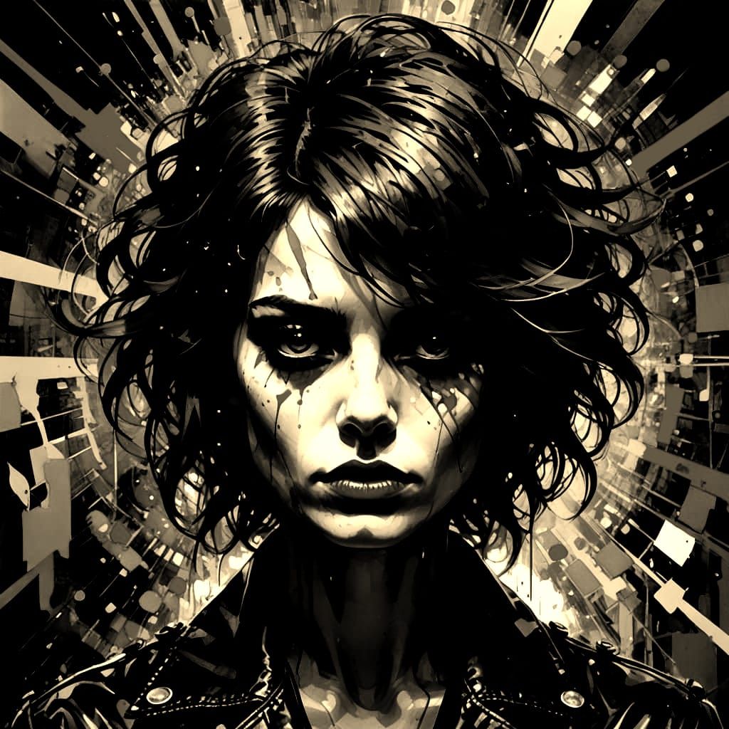 Surrealist Hollywood Star in Delirious Color Explosion