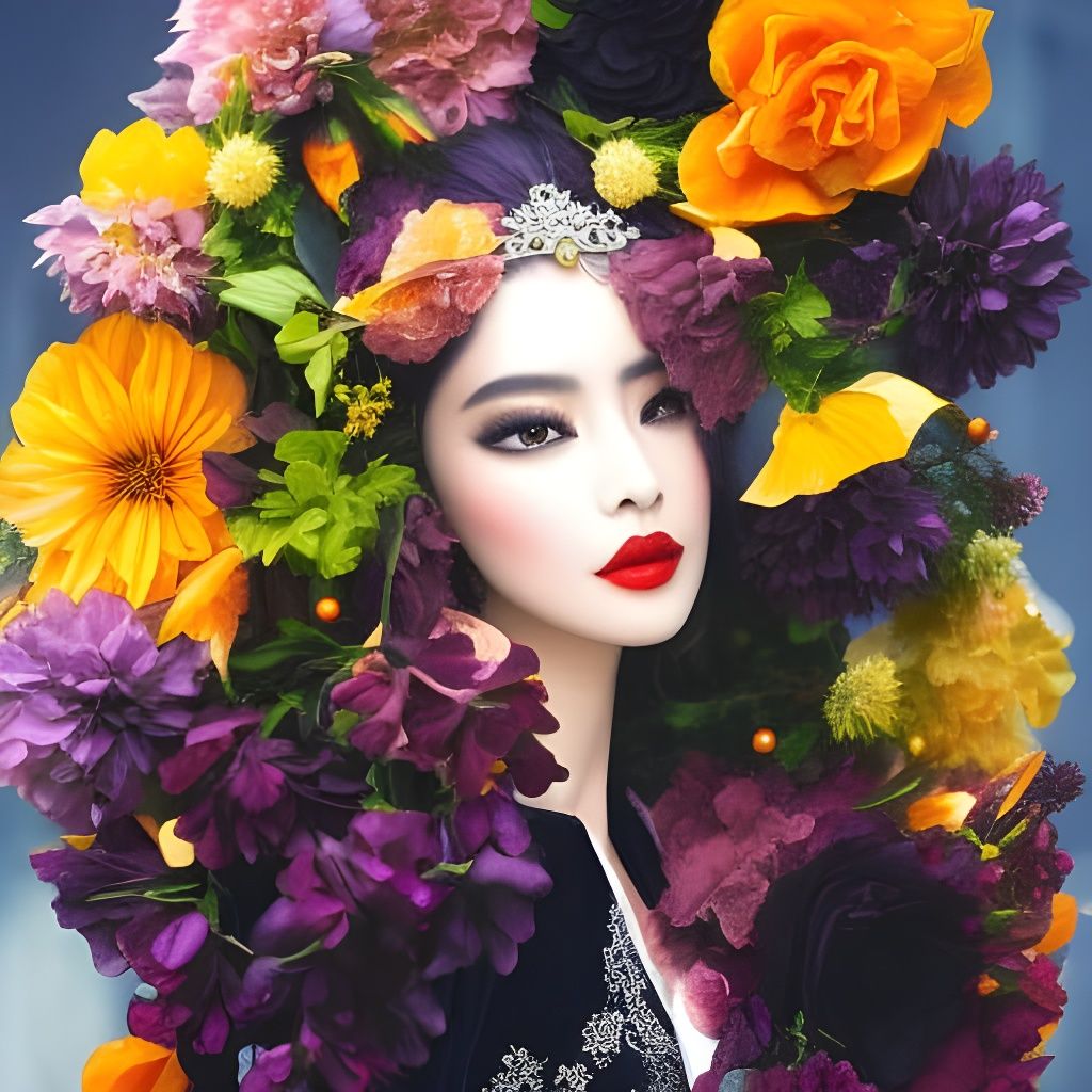 AI Generated Portrait by Spitblossoms