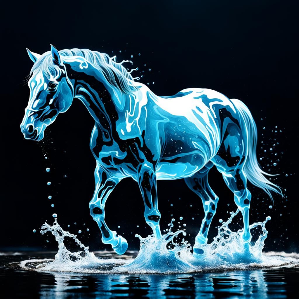 Surreal Water Horse