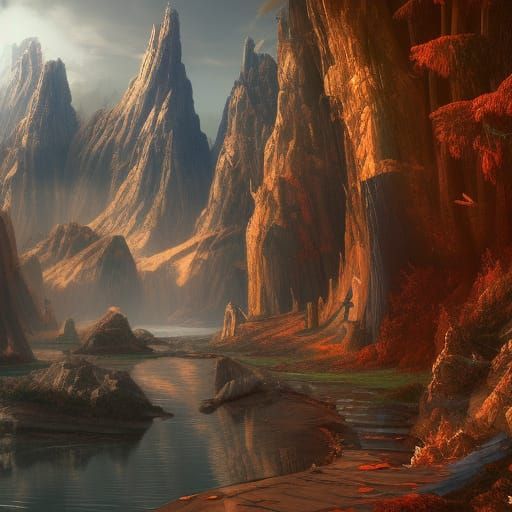 Fantastical Number 42 Matte Painting