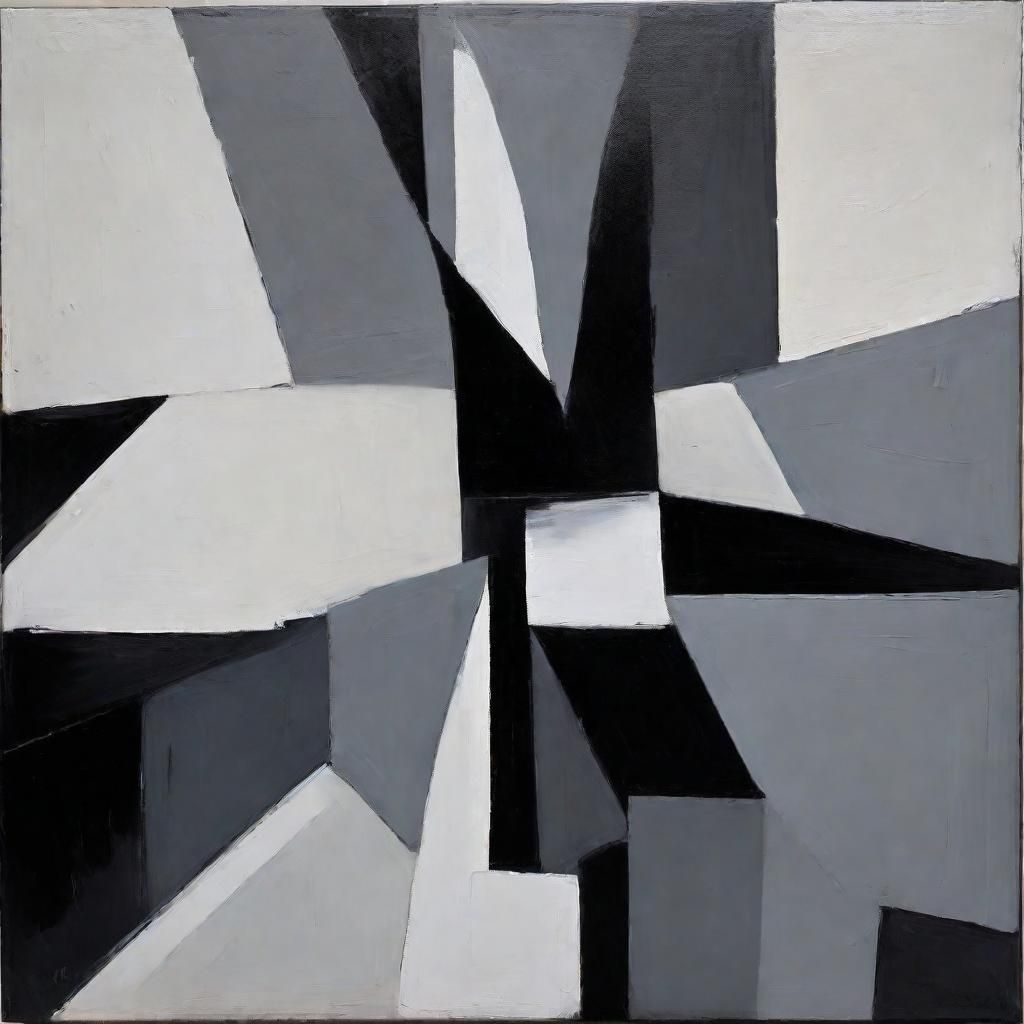 Abstract Organic Forms in Geometric Style