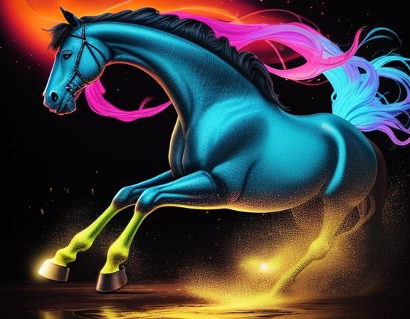 Horse Plays GeoGuessr: Surrealist Concept Art