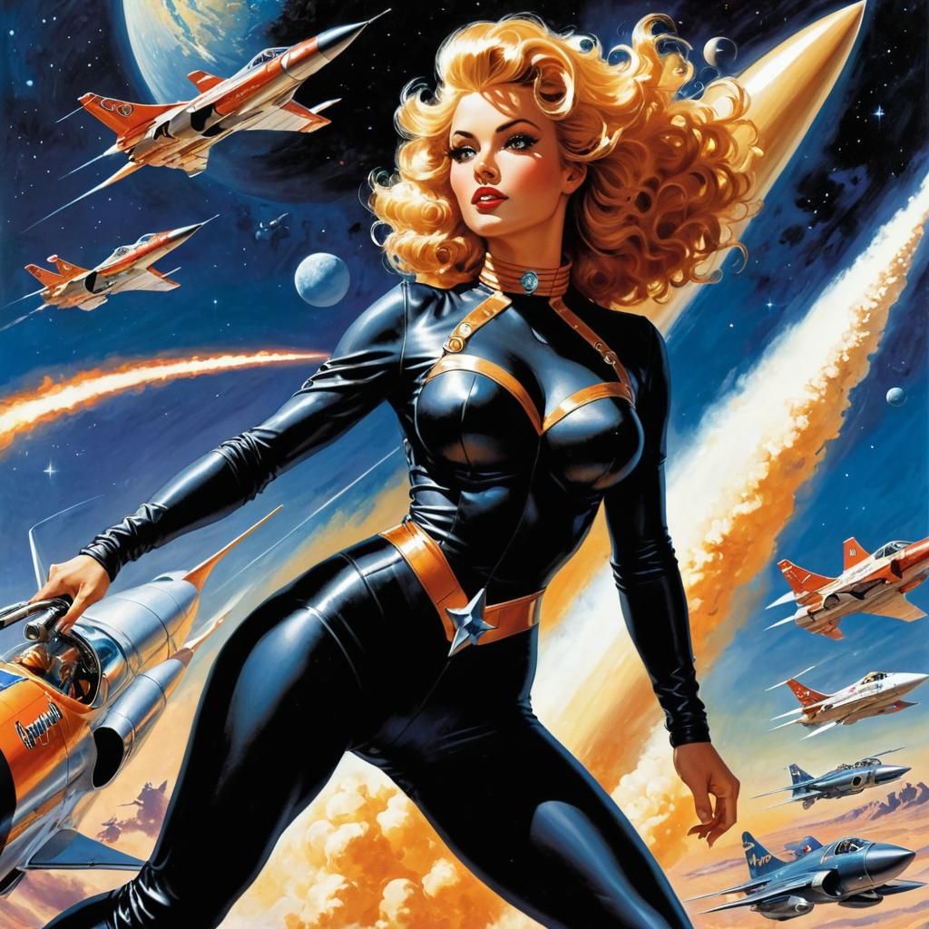 Dragster Concord: Heroic Women Pilots in Space