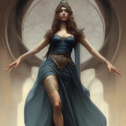 Dance of the Seven Veils: Digital Art