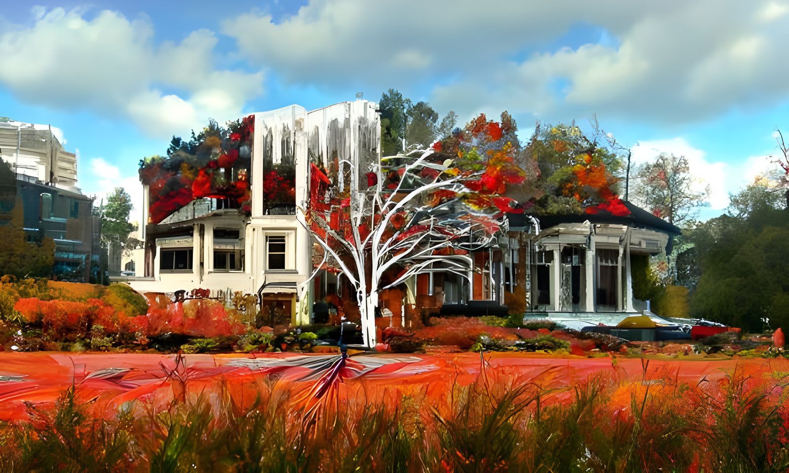 Autumn at Swan House, Atlanta in Winter