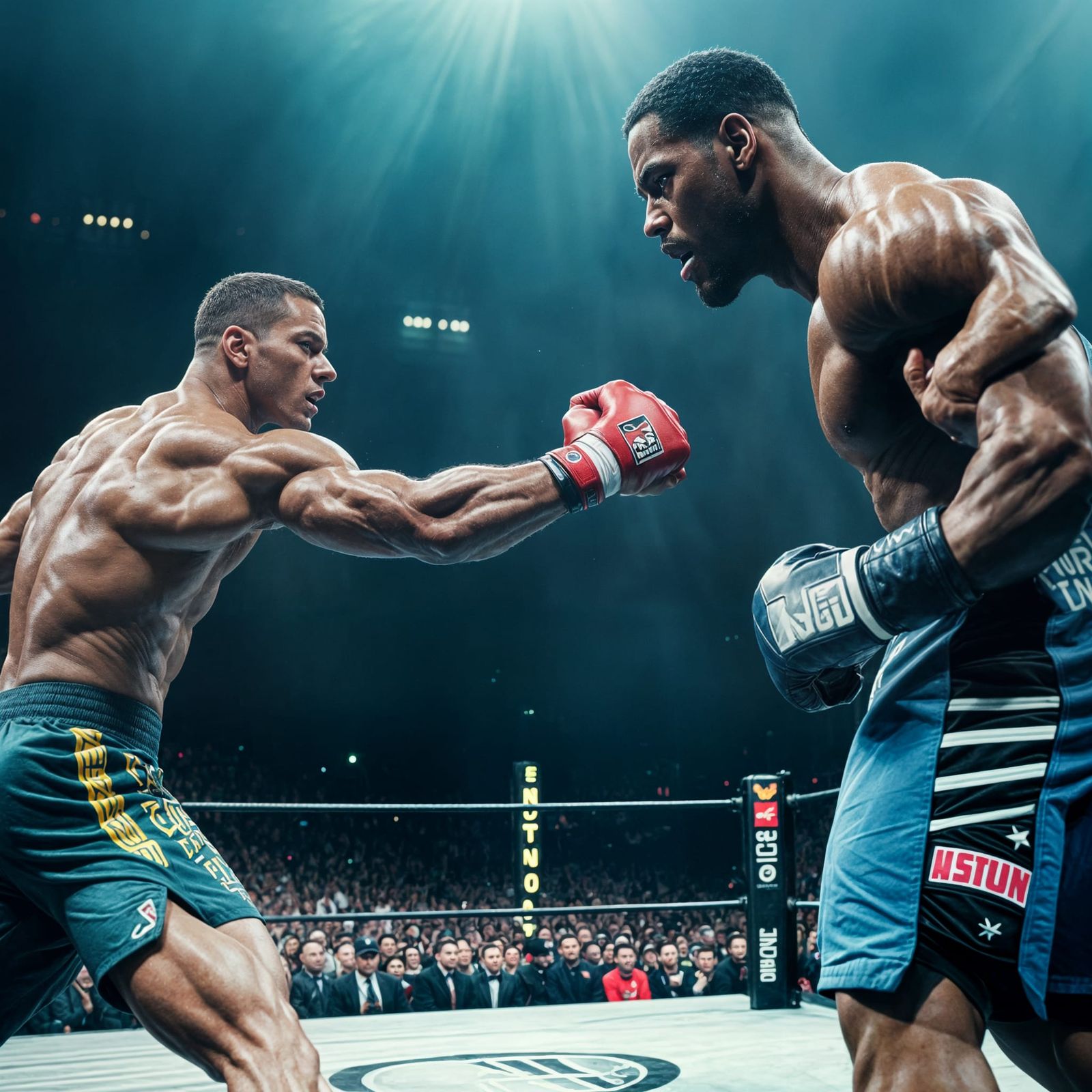 Dramatic Slap Competition in Cinematic Film Style