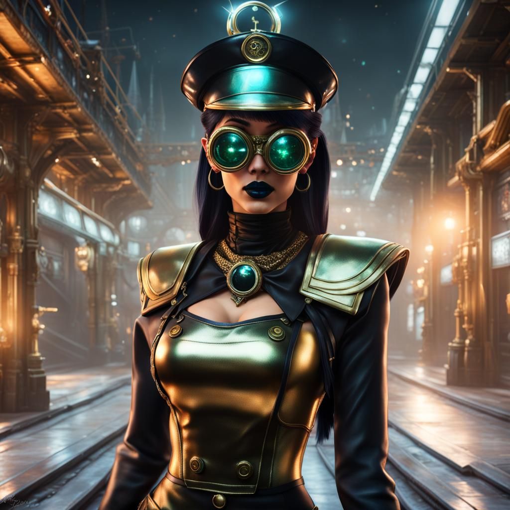 Steampunk Sailor Scout Heroine in Unreal Engine 5