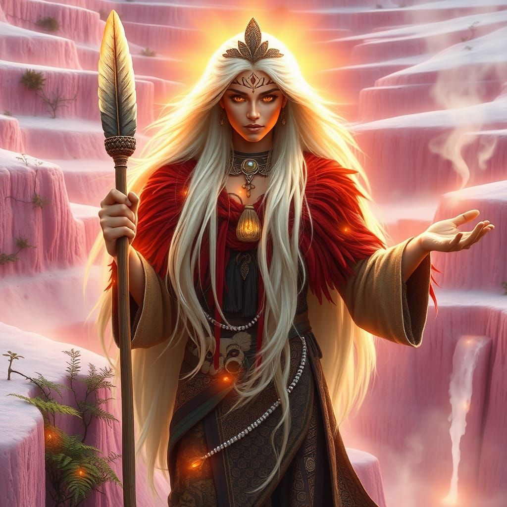 Mahuika, a guardian of fire legend.