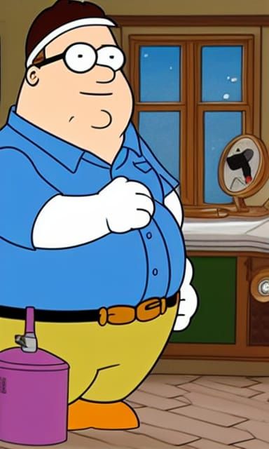AI Rendition of Peter Griffin