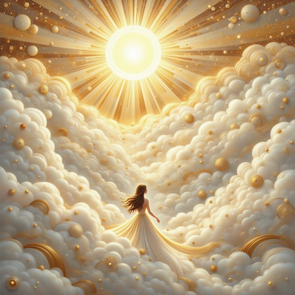 Softly Shimmering Celestial Realm