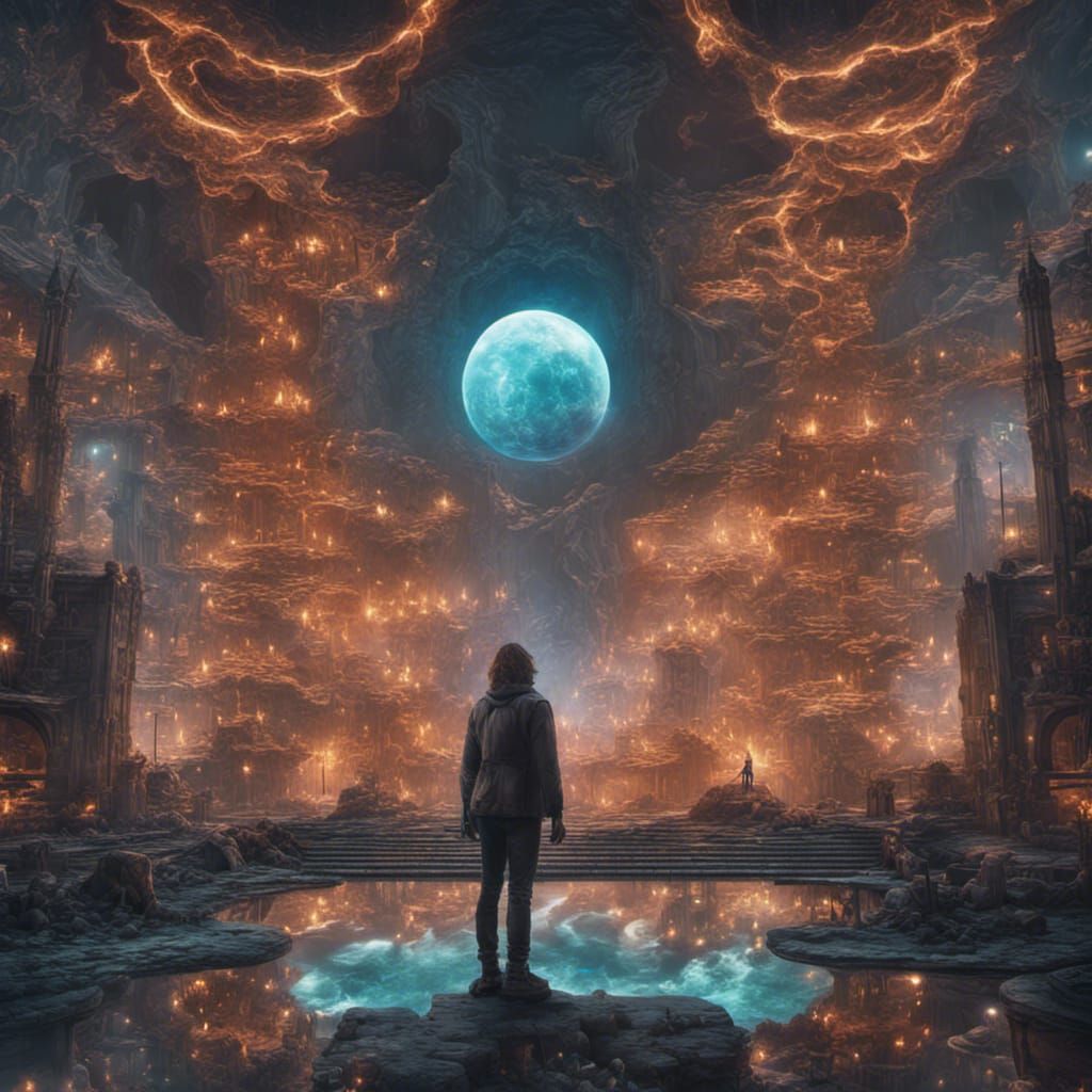 Ego Death: Dramatic Digital Matte Painting