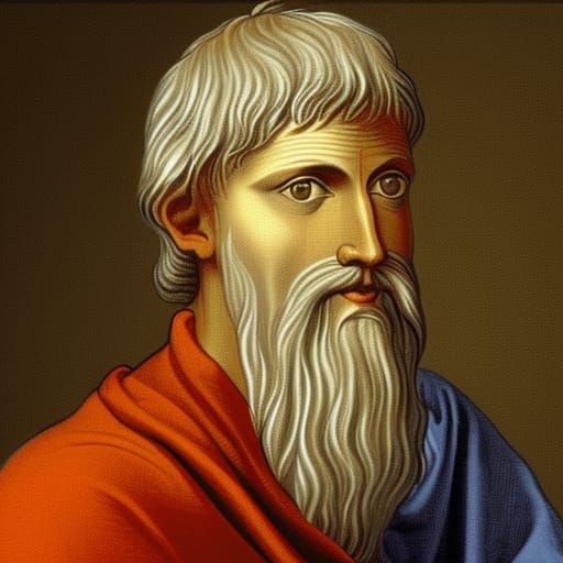 Pythagoras: Philosopher and Mathematician Portrait