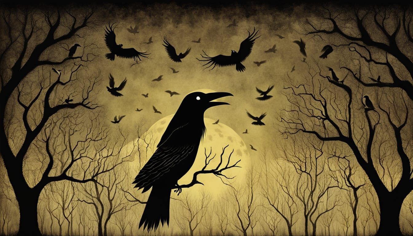 Darkness Beckons in the Raven's Nightmare