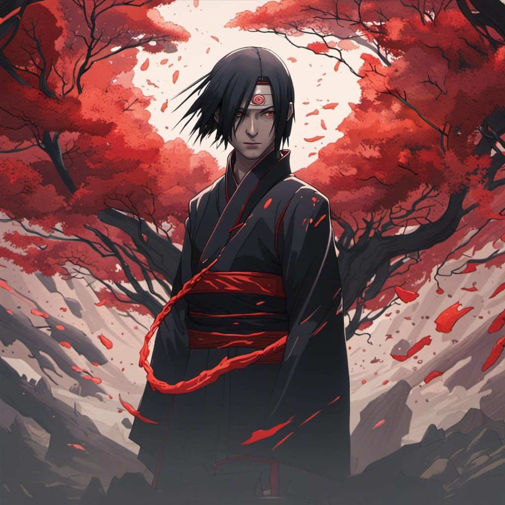 Itachi: Dark Fantasy Concept Art in 8k Resolution