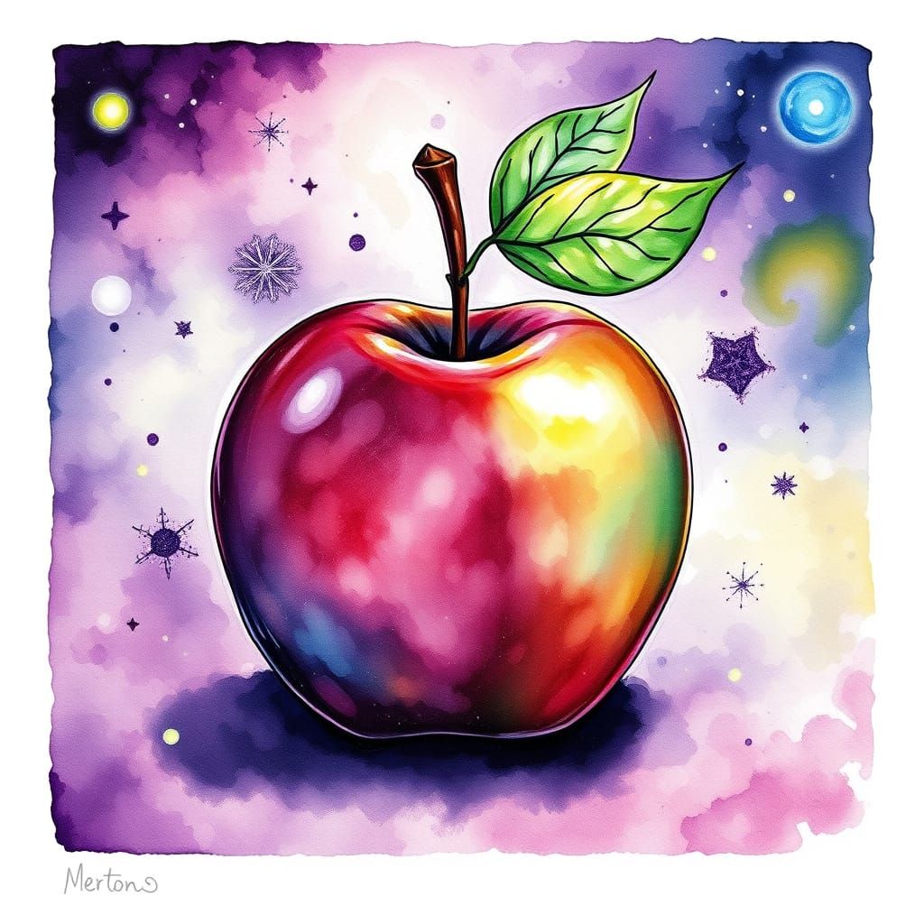 Ethereal Amethyst Dreamscapes in Gouache