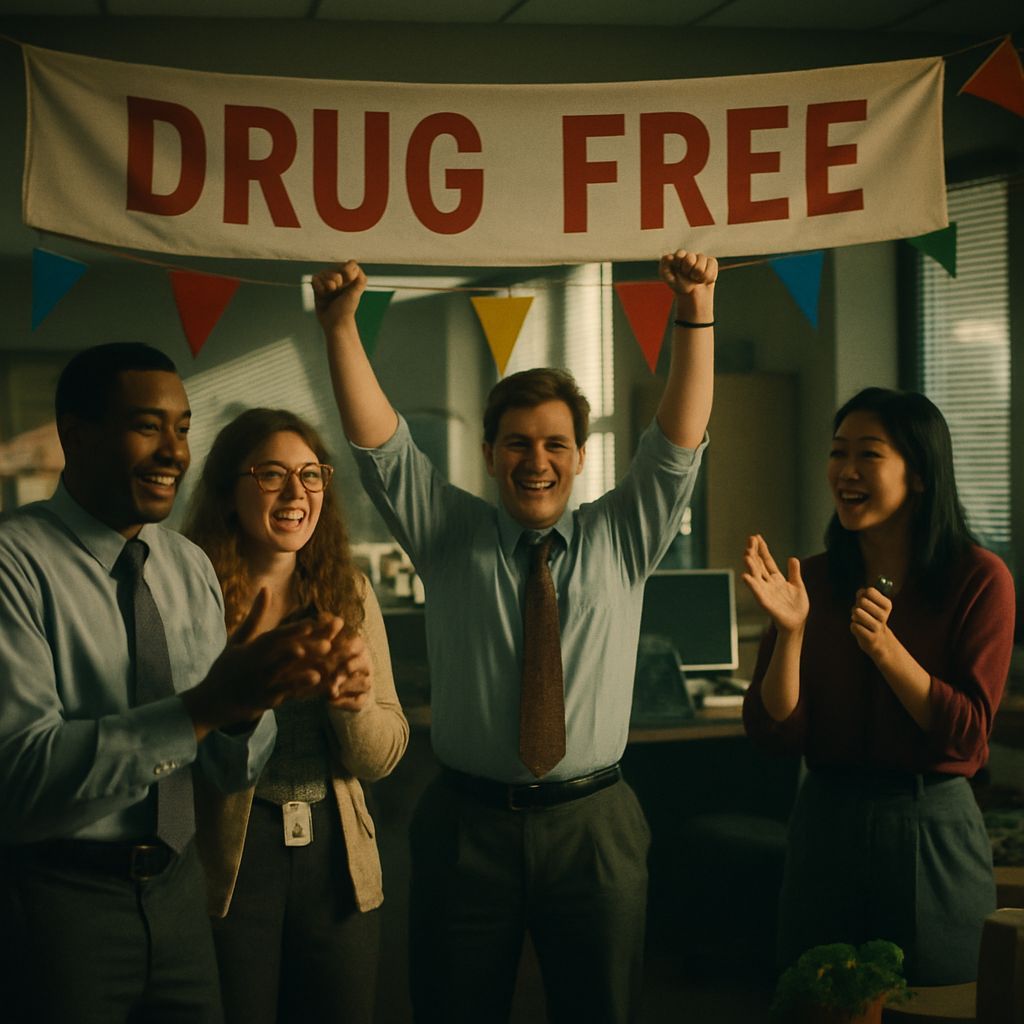 Cinematic Office Atmosphere Illustration