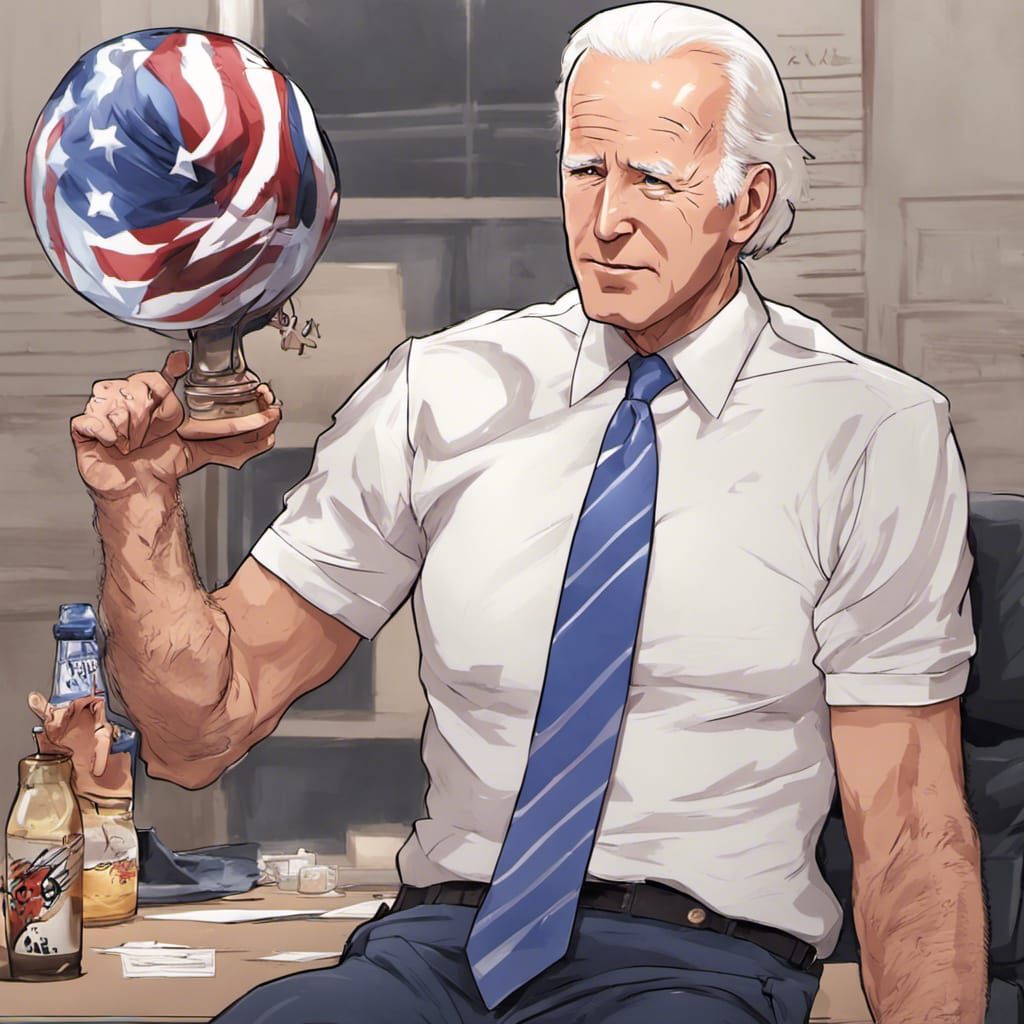 Joe Biden as Anime-Style Fortnite Skin