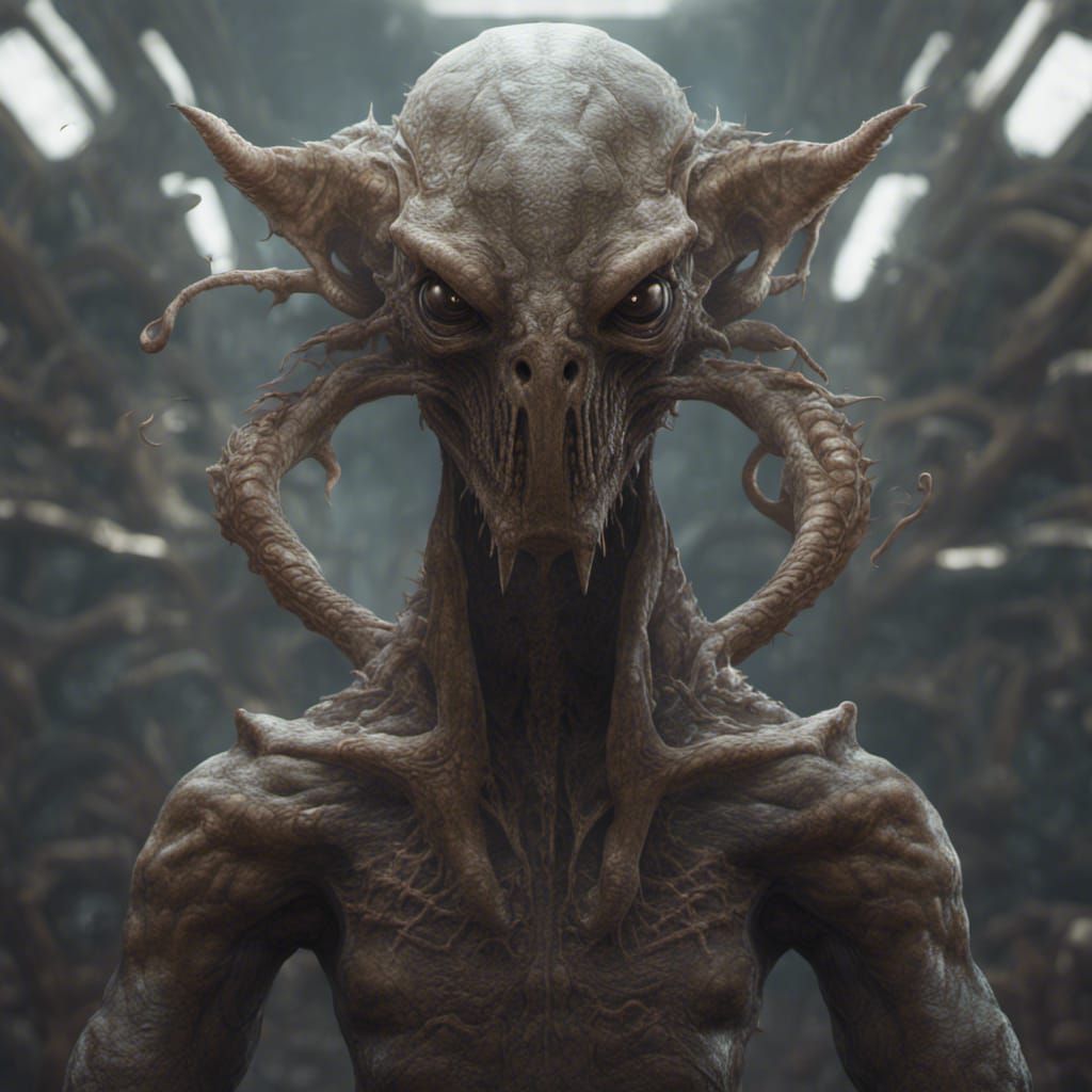 An alien, staring in your eyes. 'We are here."