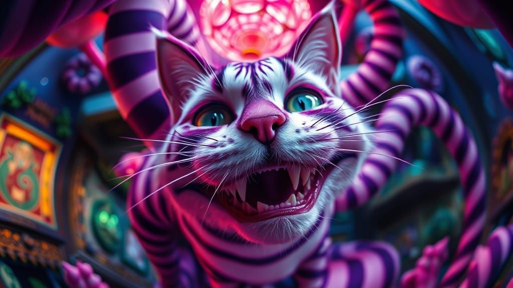 The Cheshire Cat carnivore dental plan.