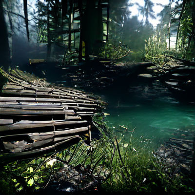 Detailed Forest Scene Rendered with CryEngine