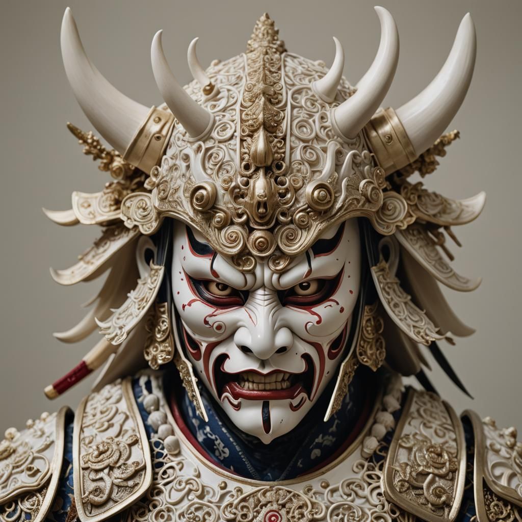 Oni Samurai Mask