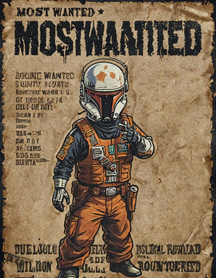 Intergalactic Bounty Hunt: Wanted Poster