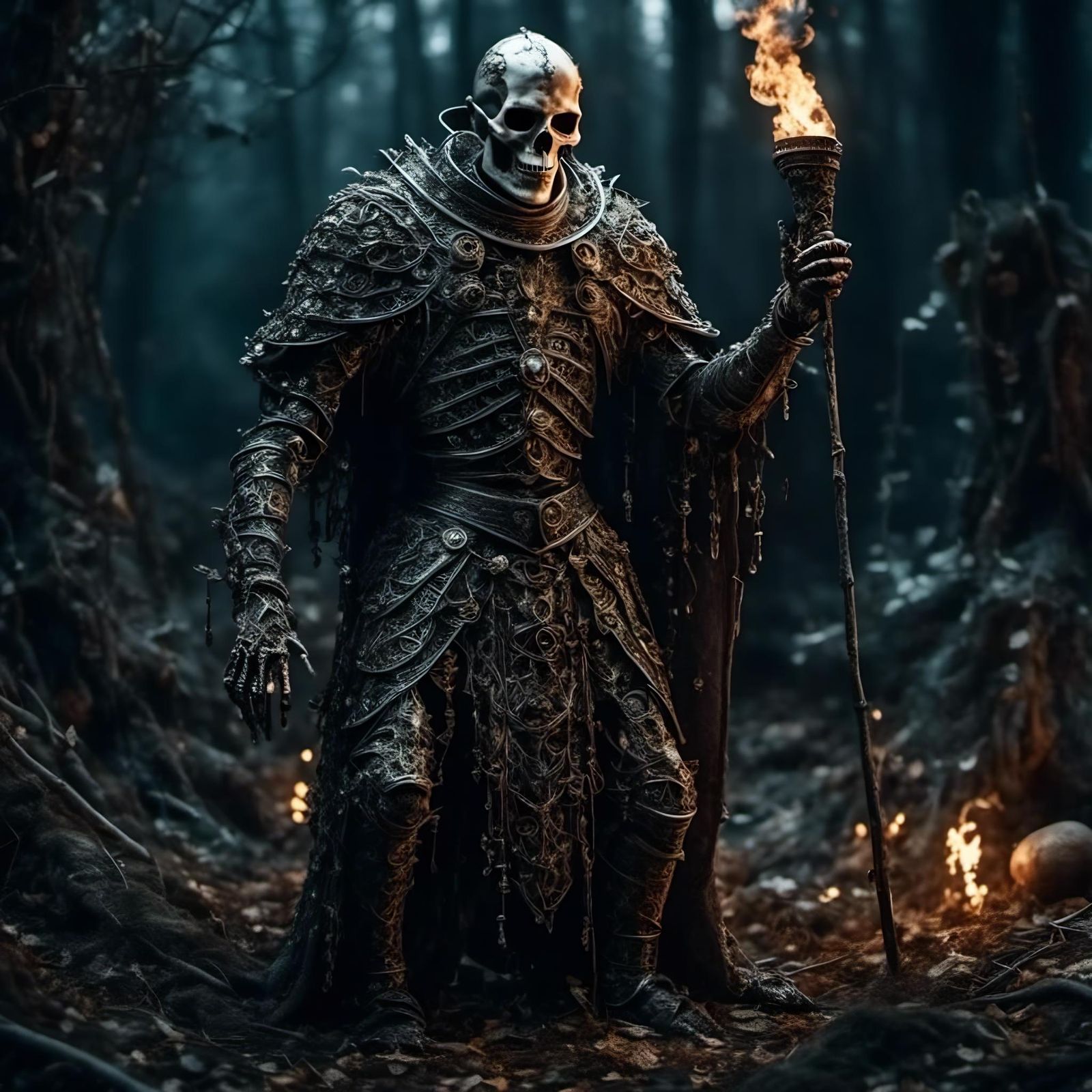 Bonecaster's Enigma: The Arcane Skeleton Mage