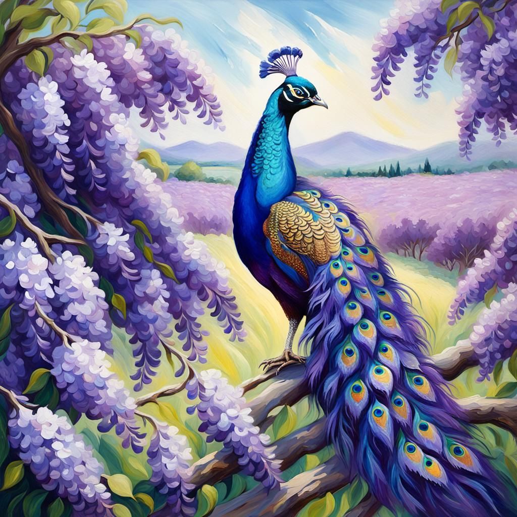 Wisteria peacock