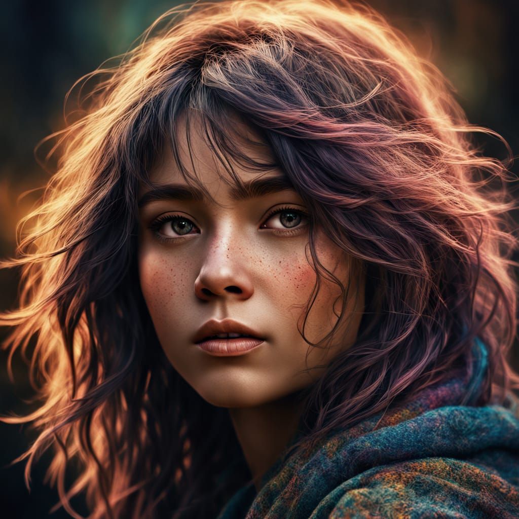 Ethereal Portrait in Photorealistic Style