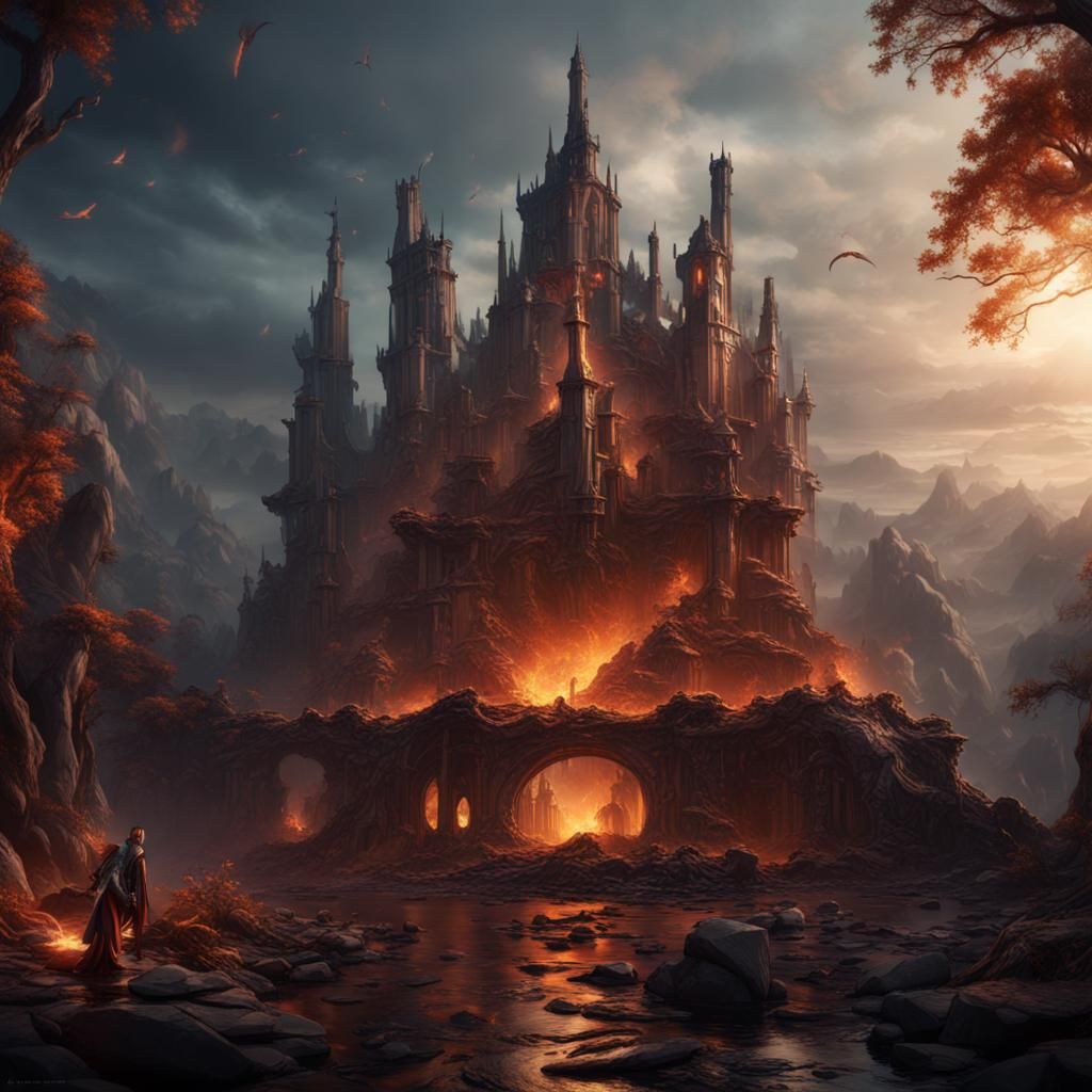 Beauty from Ashes: Detailed Matte Painting
