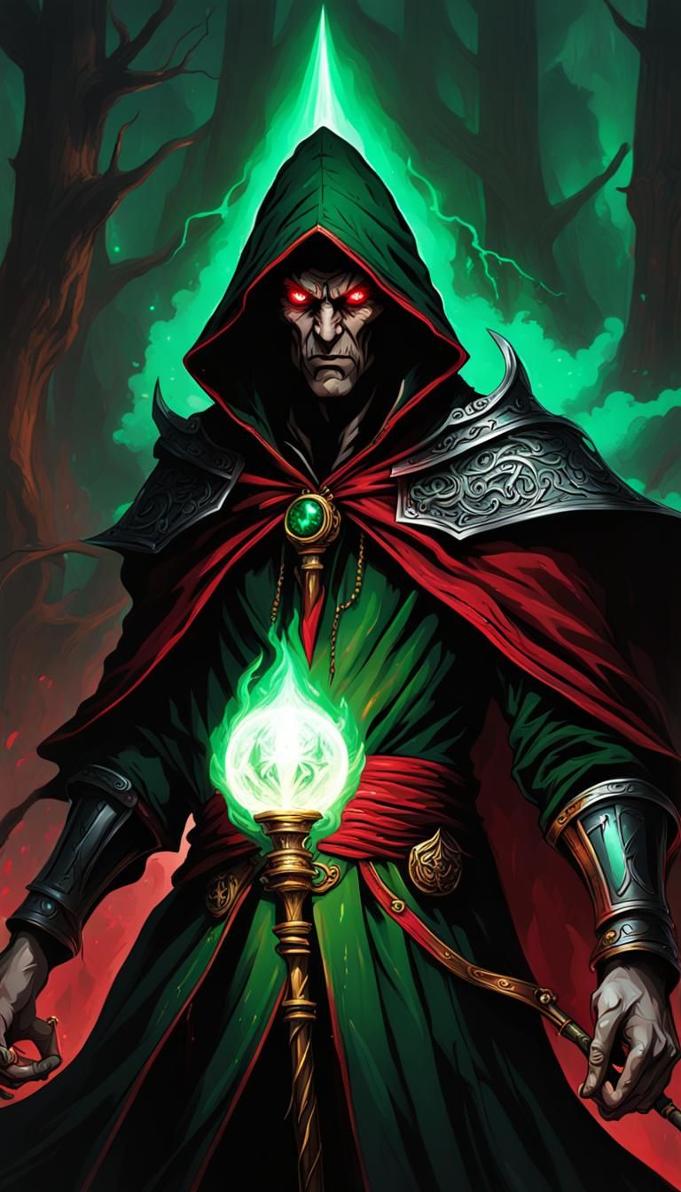 Enchanting Sorcerer Casts Illuminating Spells