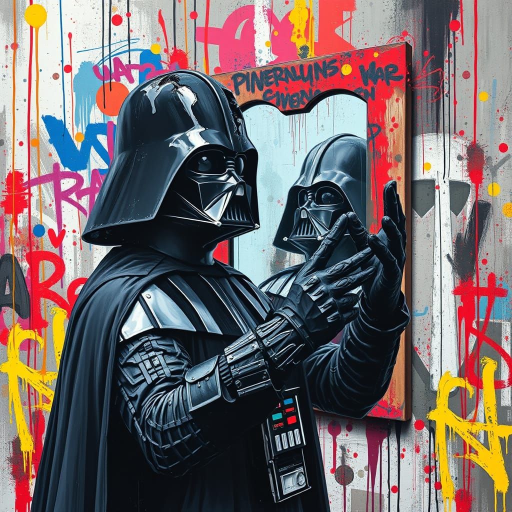 Darth Vader Pleads to See His Face in a Vibrant, Gritty Urba...