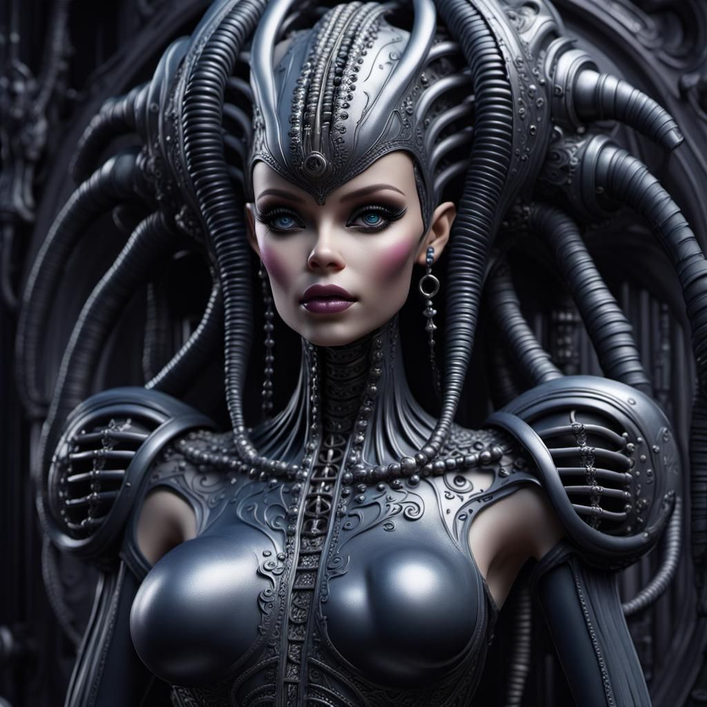 Barbie - H.R. Giger style (series)