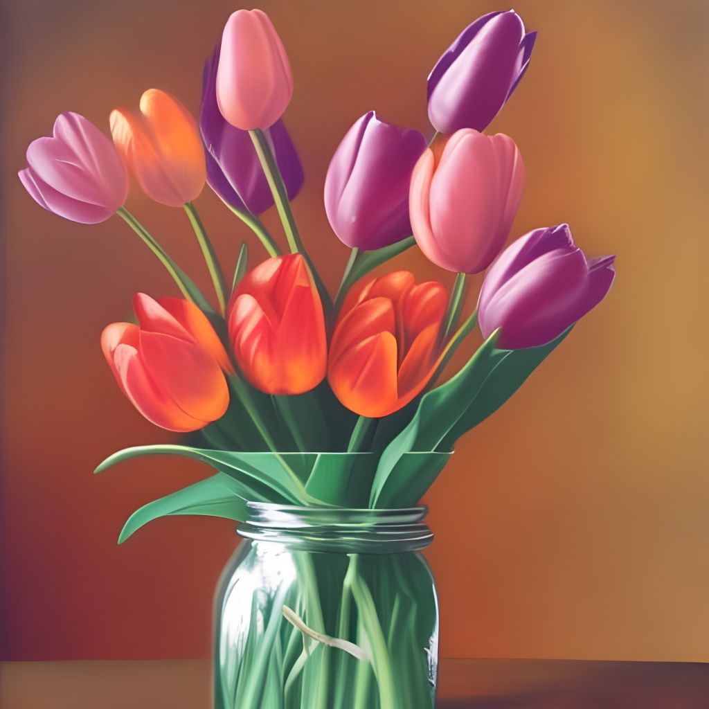 Tulips in a Jar