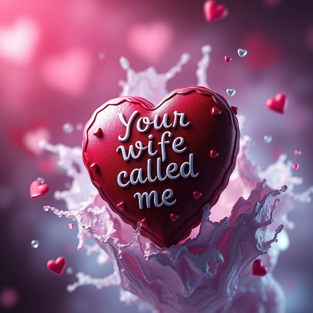 Romantic Valentine Candy Heart with a Twist